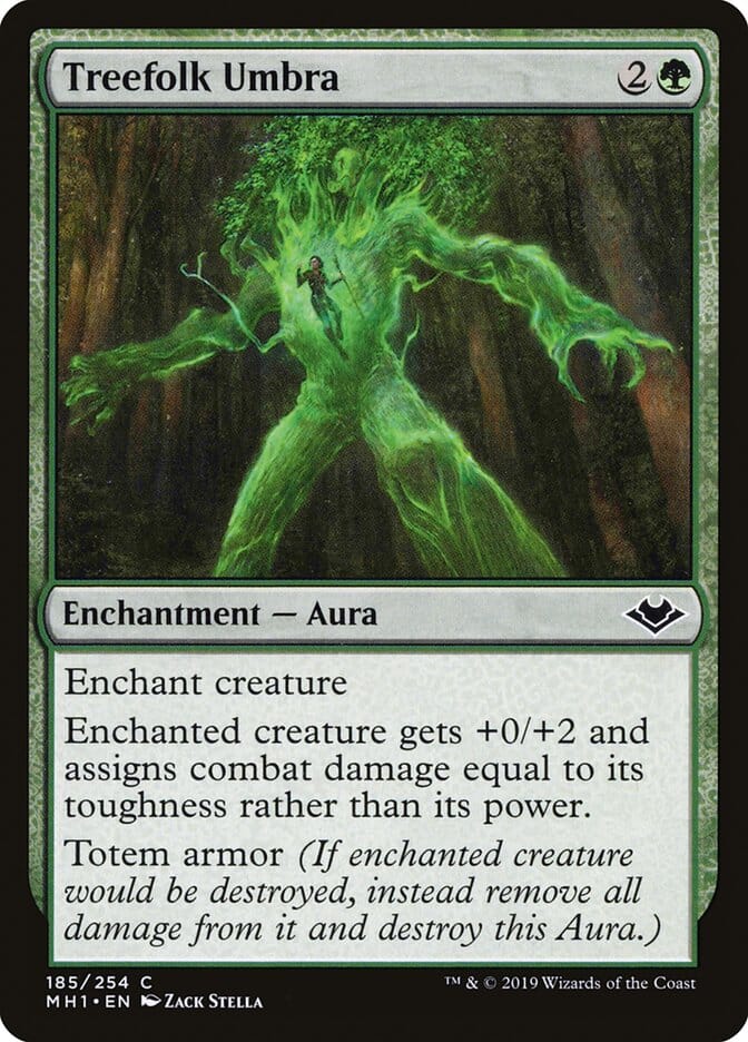 Treefolk Umbra [Modern Horizons] MTG Single Magic: The Gathering  | Multizone: Comics And Games