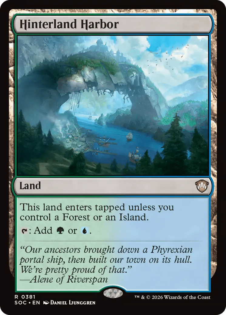 Hinterland Harbor [Secrets of Strixhaven Commander] MTG Single Magic: The Gathering  | Multizone: Comics And Games