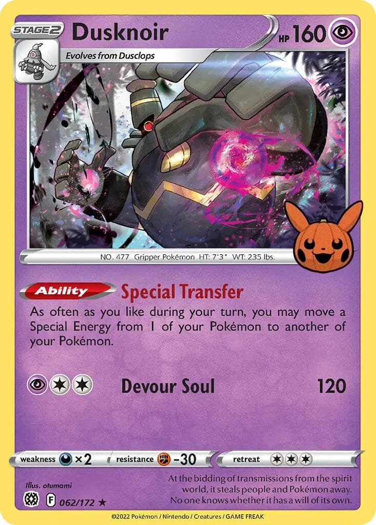 Dusknoir (062/172) [Trick or Trade] Pokemon Single Pokémon  | Multizone: Comics And Games