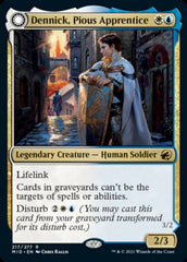 Dennick, Pious Apprentice // Dennick, Pious Apparition [Innistrad: Midnight Hunt] MTG Single Magic: The Gathering  | Multizone: Comics And Games