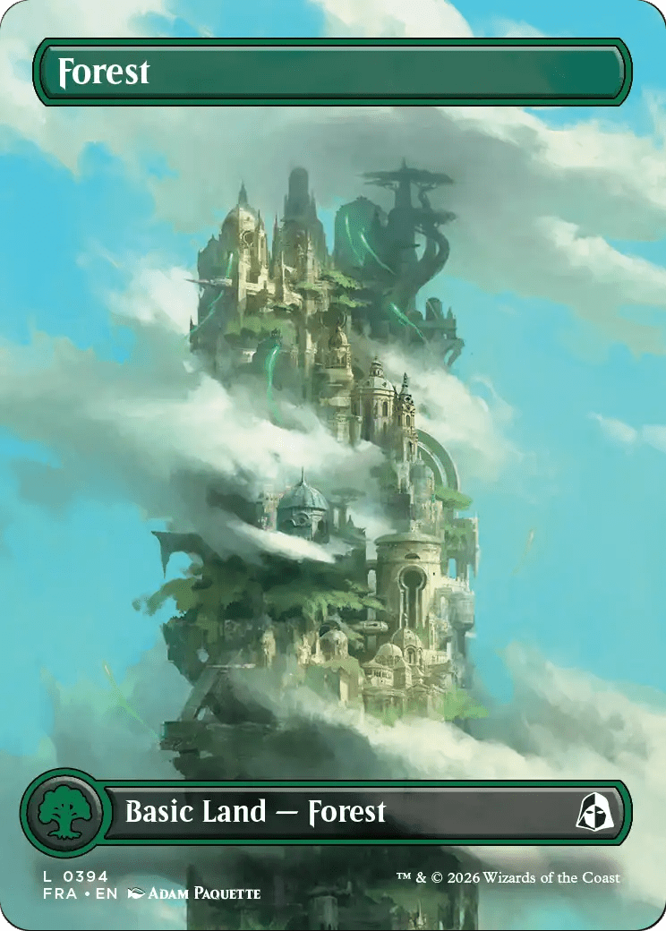 Forest (Borderless) (0394) [Reality Fracture] MTG Single Magic: The Gathering  | Multizone: Comics And Games