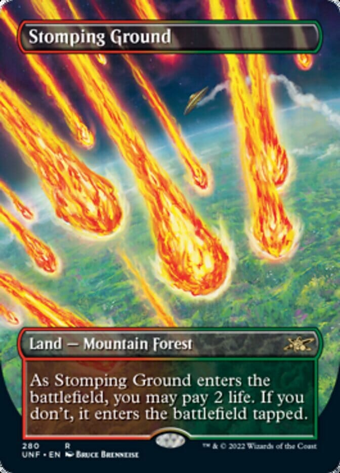 Stomping Ground (Borderless) [Unfinity] MTG Single Magic: The Gathering  | Multizone: Comics And Games