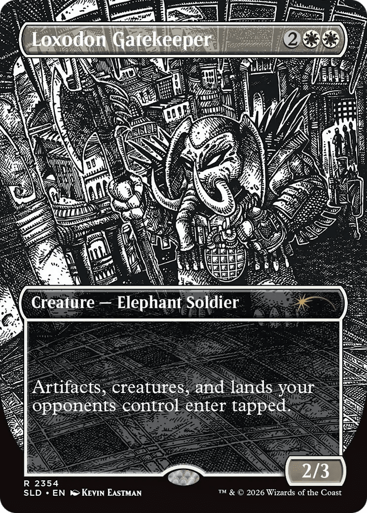 Loxodon Gatekeeper (2354) [Secret Lair Drop Series] MTG Single Magic: The Gathering  | Multizone: Comics And Games