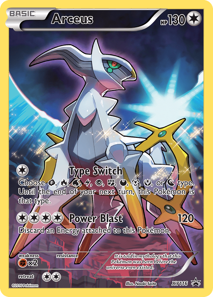 Arceus (XY116) [XY: Black Star Promos] Pokemon Single Pokémon  | Multizone: Comics And Games