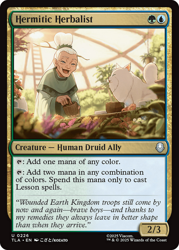 Hermitic Herbalist [Avatar: The Last Airbender] MTG Single Magic: The Gathering  | Multizone: Comics And Games