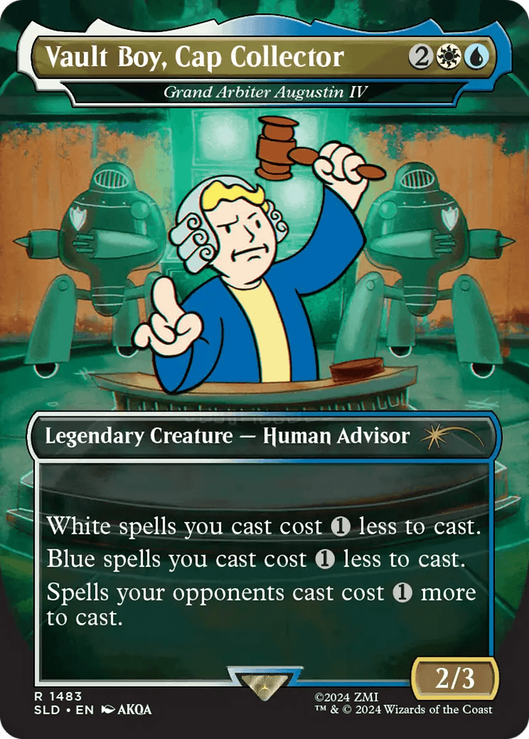 Vault Boy, Cap Collector - Grand Arbiter Augustin IV [Secret Lair Drop Series] MTG Single Magic: The Gathering  | Multizone: Comics And Games