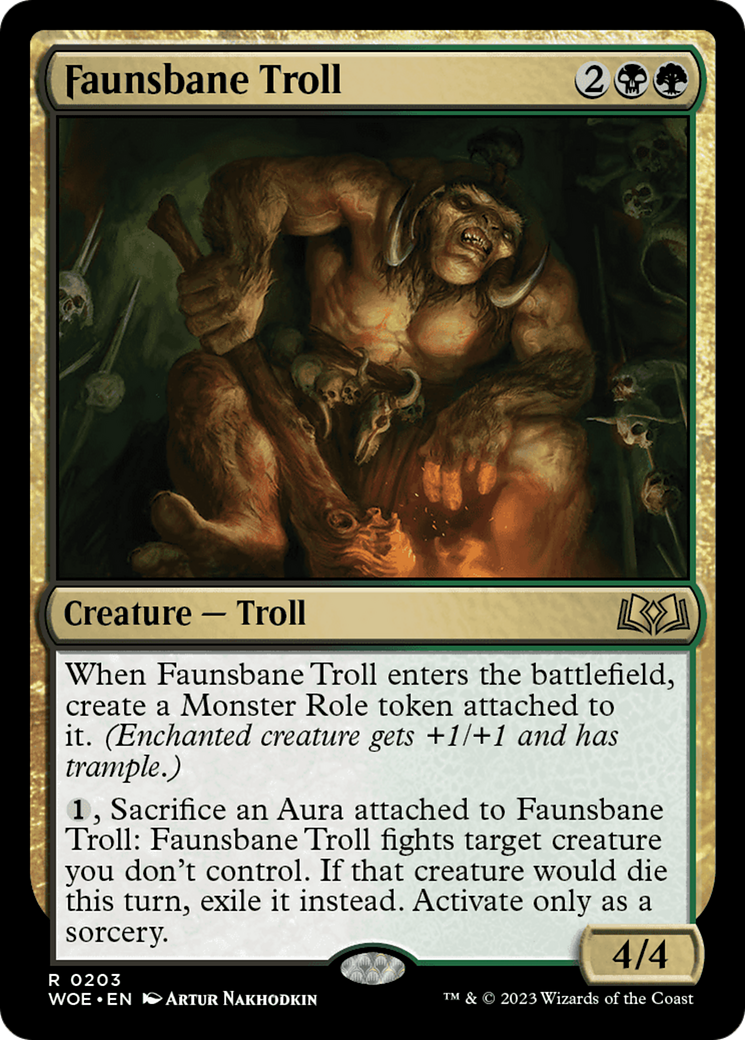 Faunsbane Troll [Wilds of Eldraine] | Multizone: Comics And Games