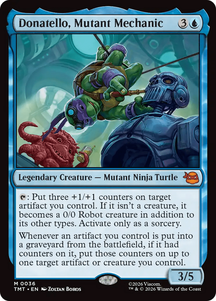 Donatello, Mutant Mechanic [Teenage Mutant Ninja Turtles] MTG Single Magic: The Gathering  | Multizone: Comics And Games
