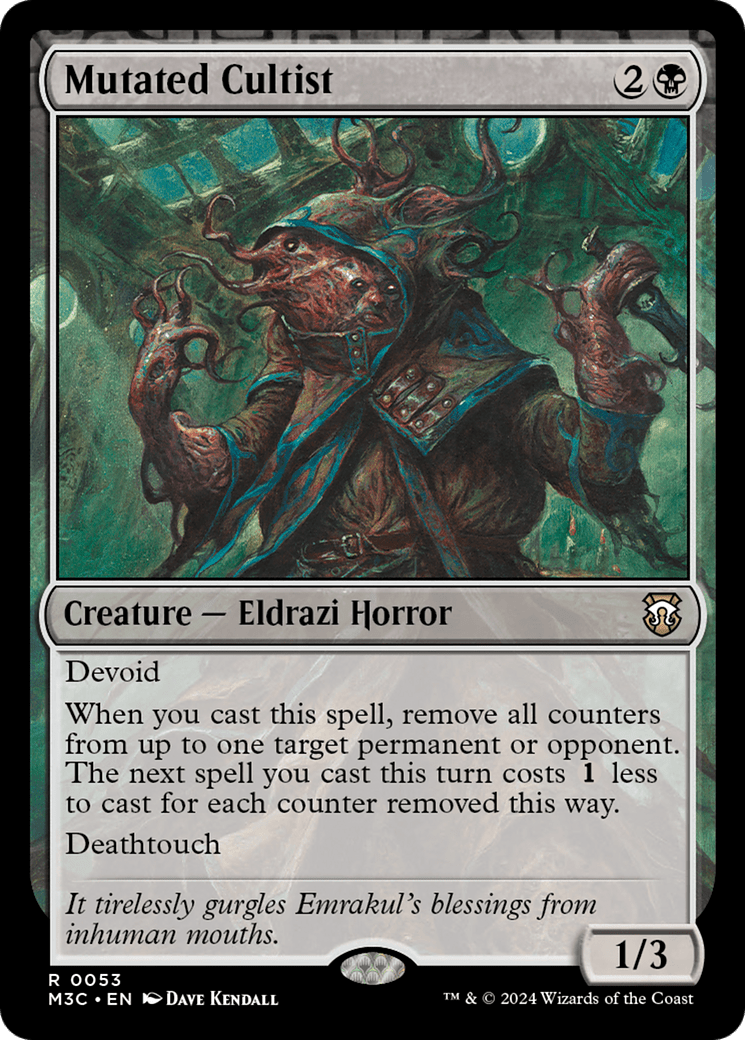 Mutated Cultist [Modern Horizons 3 Commander] MTG Single Magic: The Gathering  | Multizone: Comics And Games