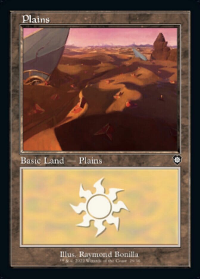Plains (029) (Retro) [The Brothers' War Commander] MTG Single Magic: The Gathering  | Multizone: Comics And Games