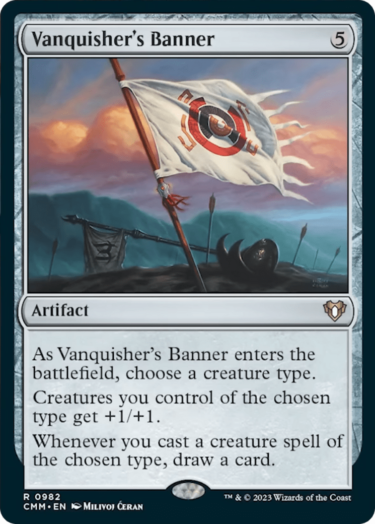 Vanquisher's Banner [Commander Masters] MTG Single Magic: The Gathering  | Multizone: Comics And Games