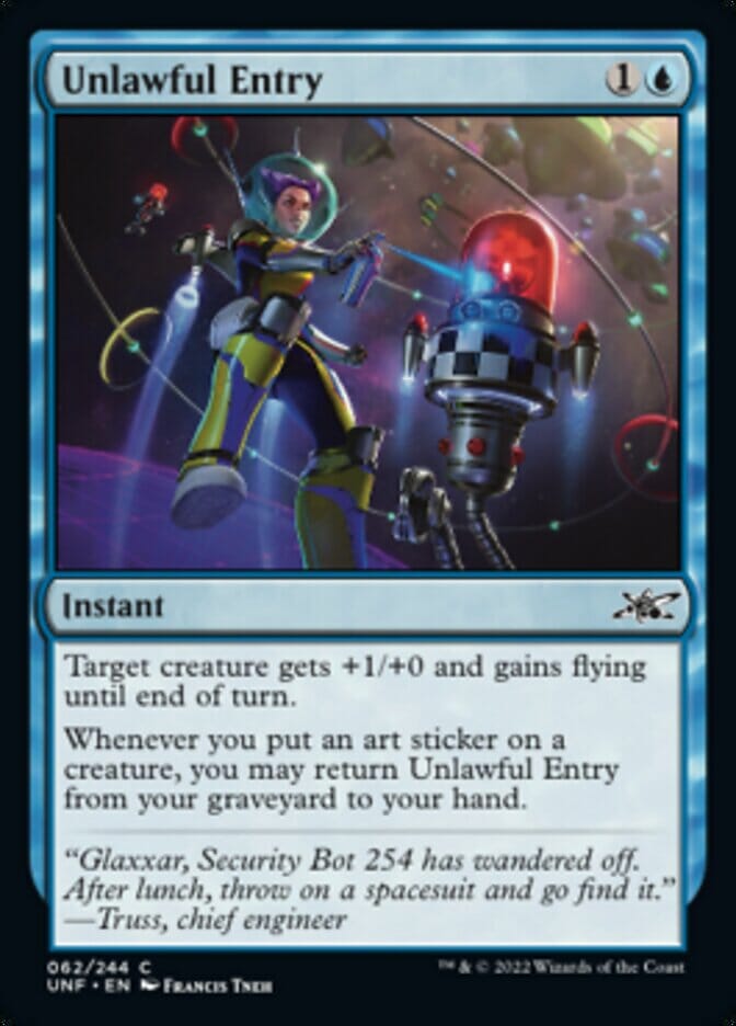 Unlawful Entry [Unfinity] MTG Single Magic: The Gathering  | Multizone: Comics And Games