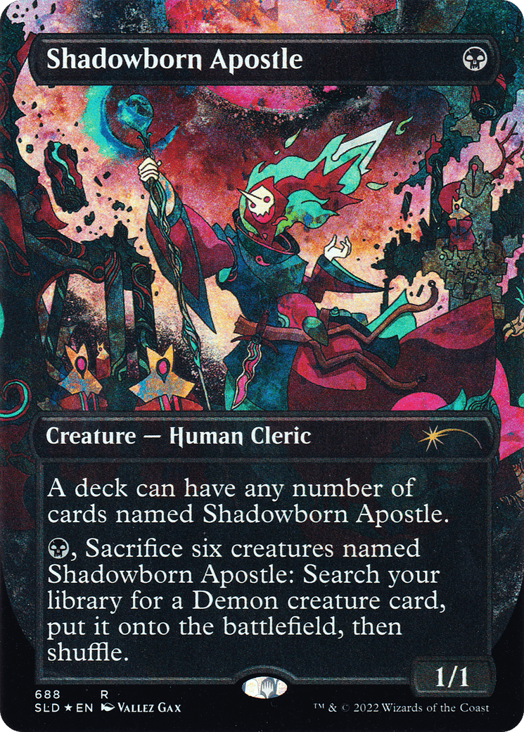 Shadowborn Apostle (688) (Borderless) [Secret Lair Drop Promos] MTG Single Magic: The Gathering  | Multizone: Comics And Games