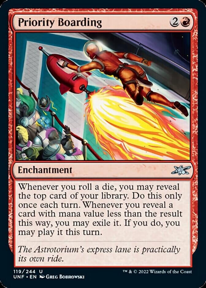 Priority Boarding [Unfinity] MTG Single Magic: The Gathering  | Multizone: Comics And Games