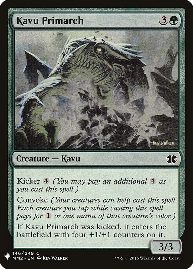 Kavu Primarch [Mystery Booster] MTG Single Magic: The Gathering  | Multizone: Comics And Games