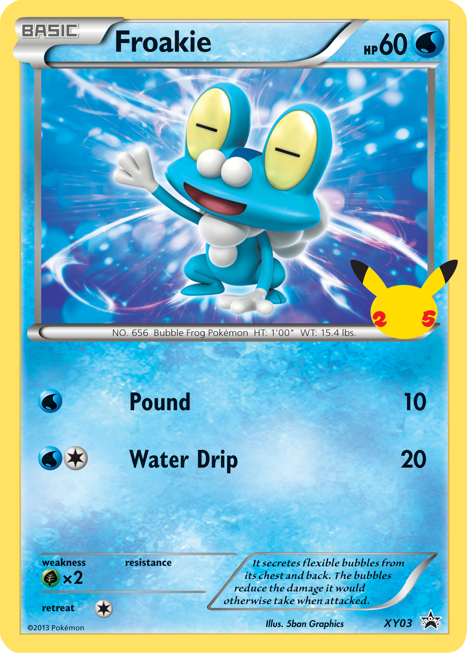 Froakie (XY03) (Jumbo Card) [First Partner Pack] Pokemon Single Pokémon  | Multizone: Comics And Games