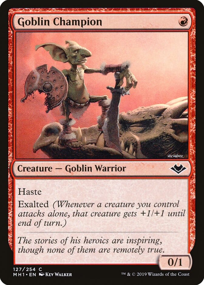 Goblin Champion [Modern Horizons] MTG Single Magic: The Gathering  | Multizone: Comics And Games