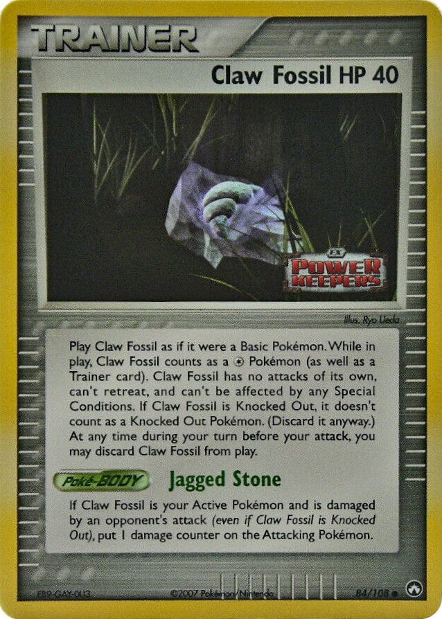 Claw Fossil (84/108) (Stamped) [EX: Power Keepers] Pokemon Single Pokémon  | Multizone: Comics And Games