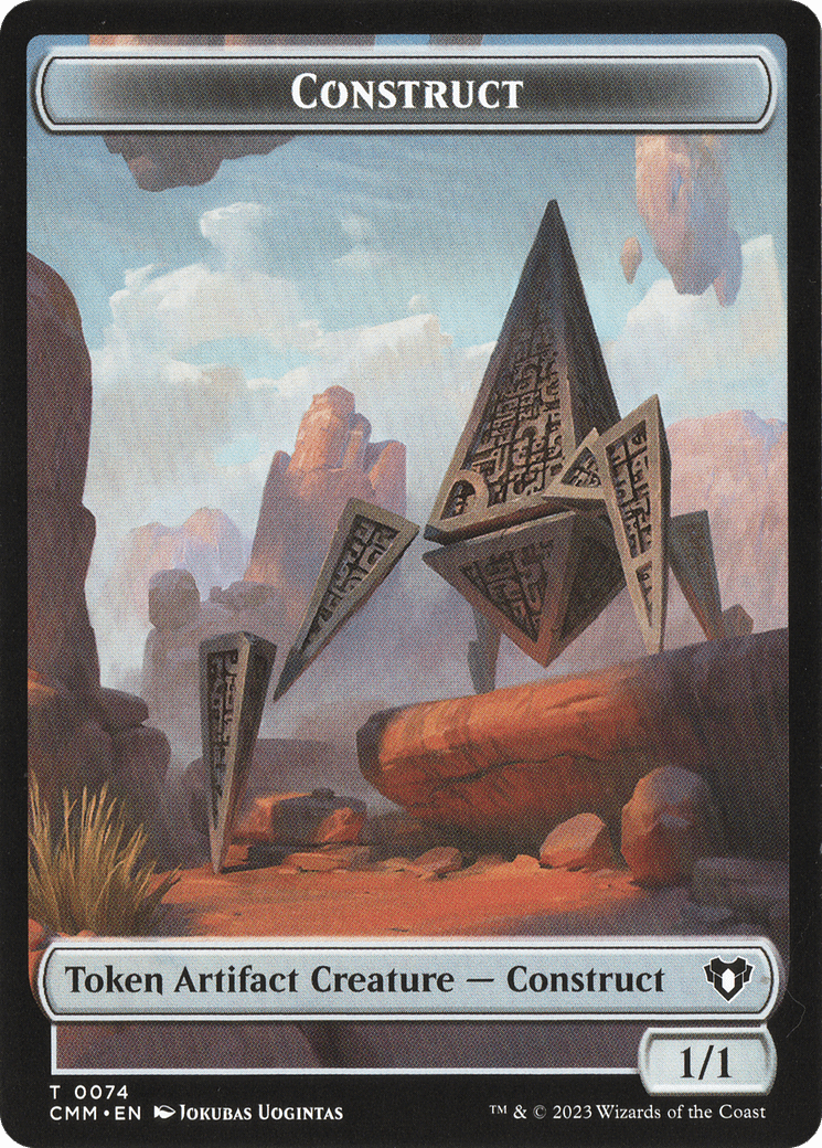 Thopter // Construct (0074) Double-Sided Token [Commander Masters Tokens] MTG Single Magic: The Gathering  | Multizone: Comics And Games