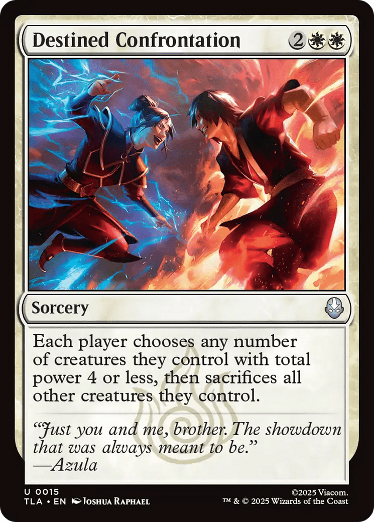 Destined Confrontation [Avatar: The Last Airbender] MTG Single Magic: The Gathering  | Multizone: Comics And Games