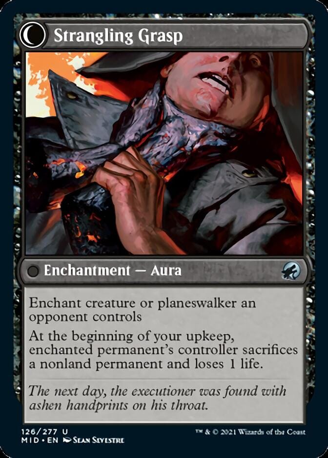 Vengeful Strangler // Strangling Grasp [Innistrad: Midnight Hunt] MTG Single Magic: The Gathering  | Multizone: Comics And Games