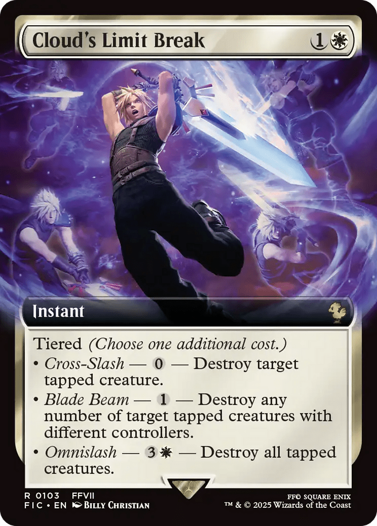 Cloud's Limit Break (Extended Art) [FINAL FANTASY Commander] MTG Single Magic: The Gathering  | Multizone: Comics And Games