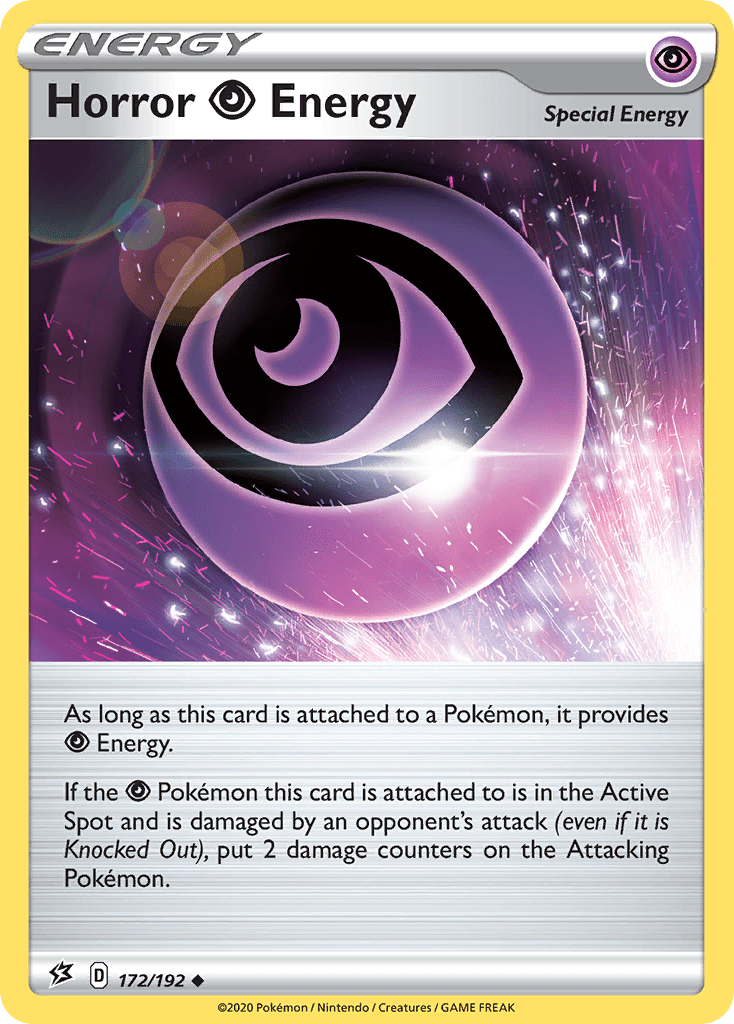 Horror Psychic Energy (172/192) [Sword & Shield: Rebel Clash] Pokemon Single Pokémon  | Multizone: Comics And Games