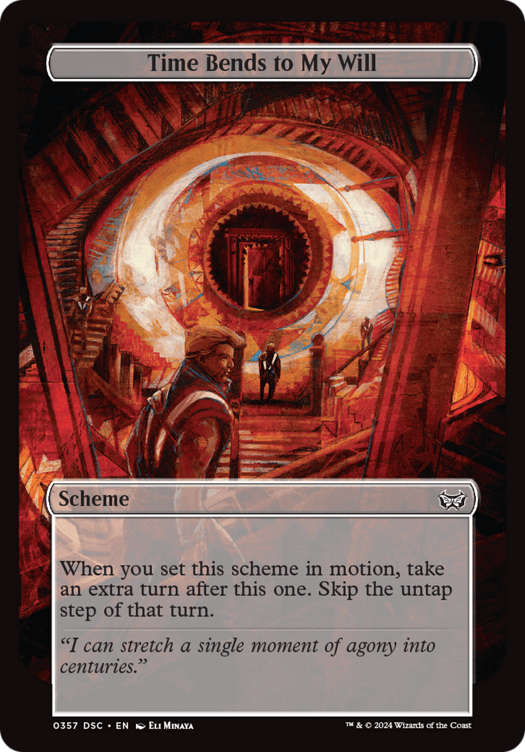 Time Bends to My Will (Full Art) [Duskmourn: Archenemy] MTG Single Magic: The Gathering  | Multizone: Comics And Games