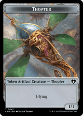 Thopter // Dragon (0020) Double-Sided Token [Commander Masters Tokens] MTG Single Magic: The Gathering  | Multizone: Comics And Games