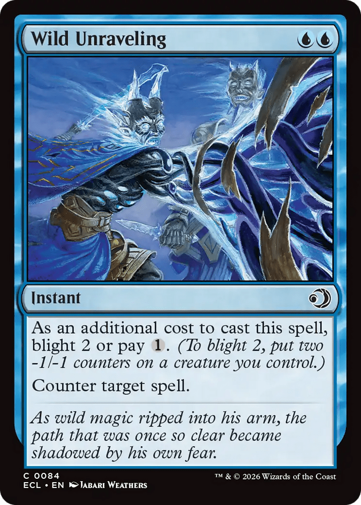 Wild Unraveling [Lorwyn Eclipsed] MTG Single Magic: The Gathering  | Multizone: Comics And Games