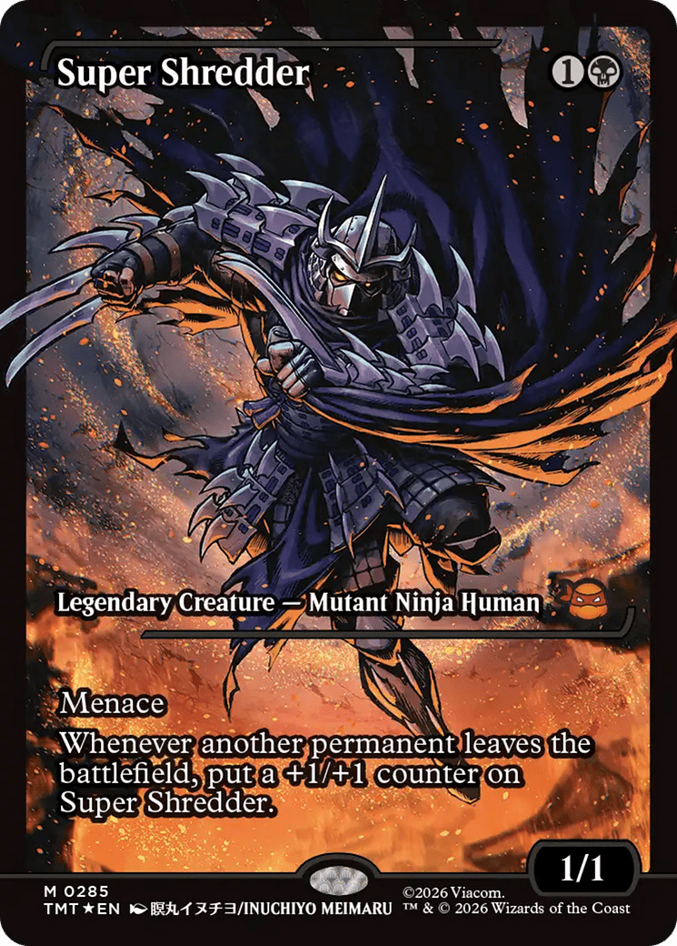 Super Shredder (Showcase) [Teenage Mutant Ninja Turtles] MTG Single Magic: The Gathering  | Multizone: Comics And Games