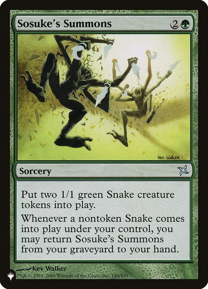 Sosuke's Summons [The List] MTG Single Magic: The Gathering  | Multizone: Comics And Games
