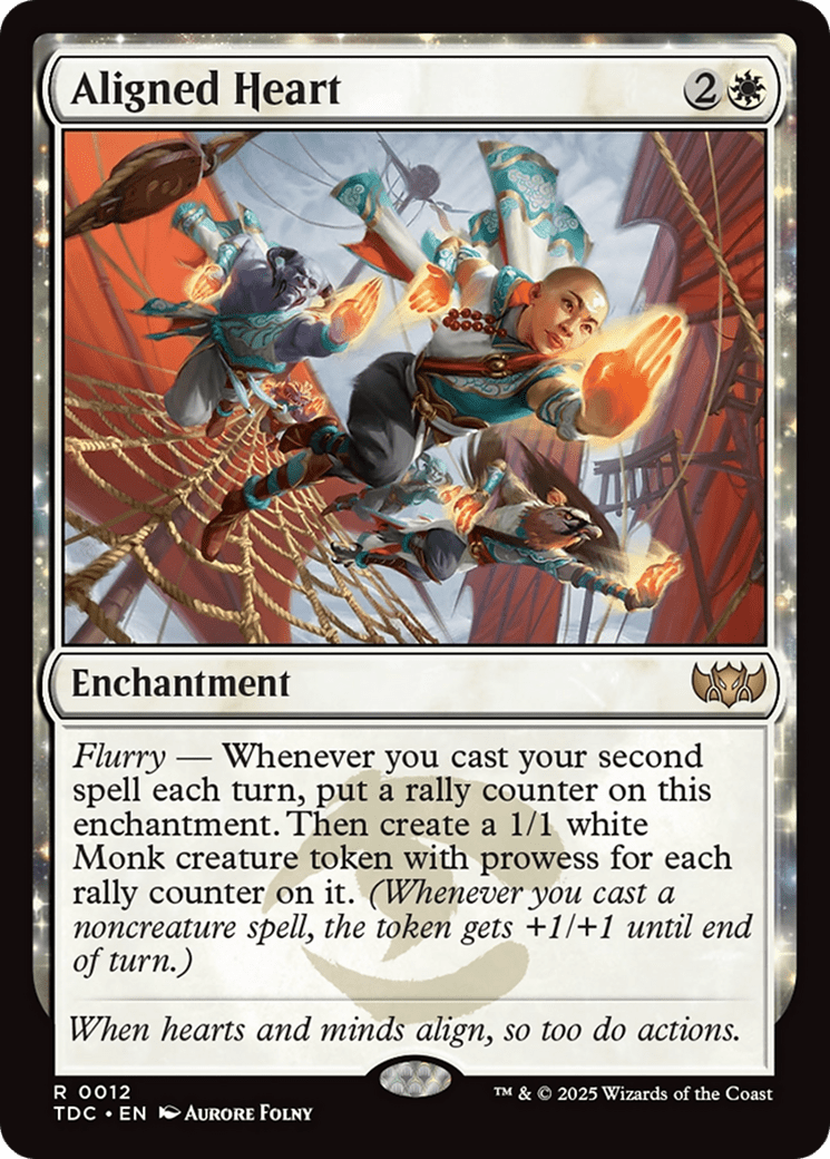 Aligned Heart [Tarkir: Dragonstorm Commander] MTG Single Magic: The Gathering  | Multizone: Comics And Games