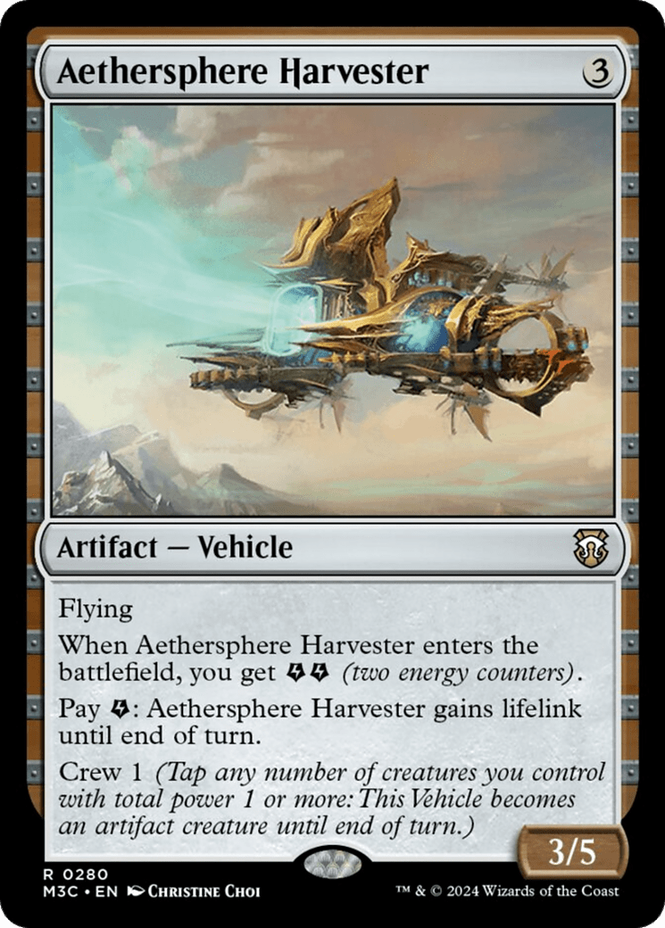 Aethersphere Harvester [Modern Horizons 3 Commander] MTG Single Magic: The Gathering  | Multizone: Comics And Games