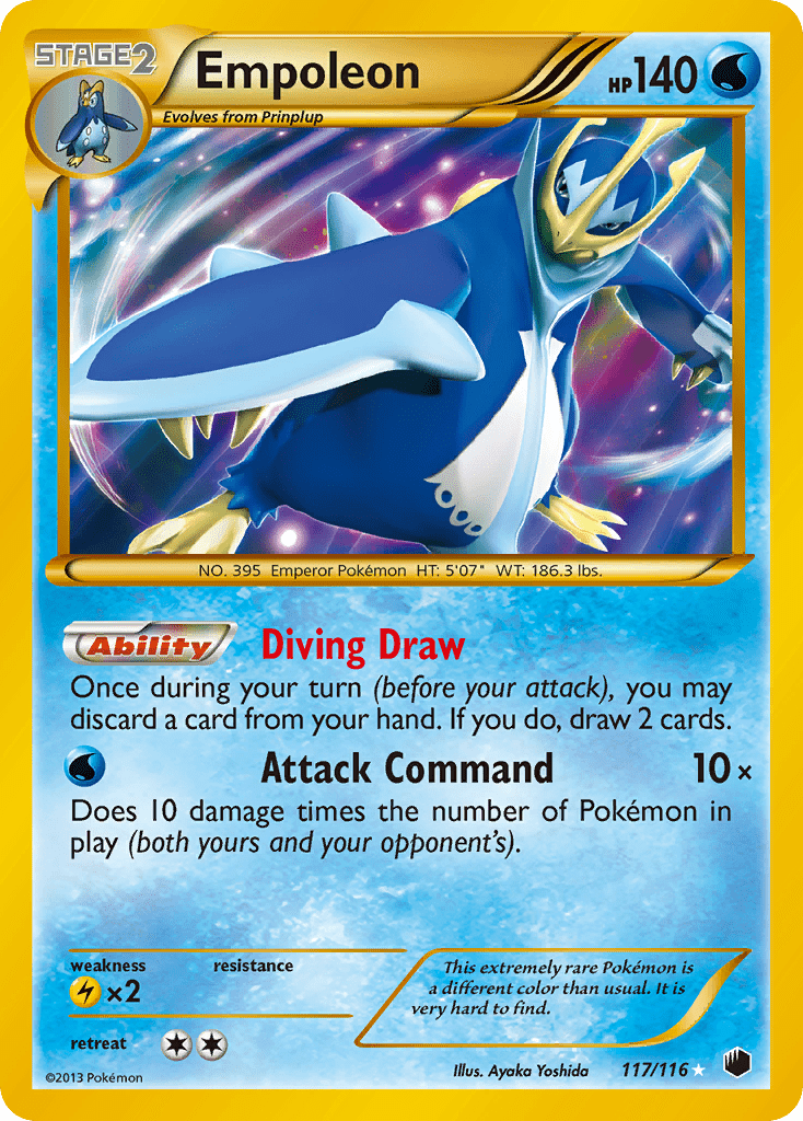 Empoleon (117/116) [Black & White: Plasma Freeze] Pokemon Single Pokémon  | Multizone: Comics And Games