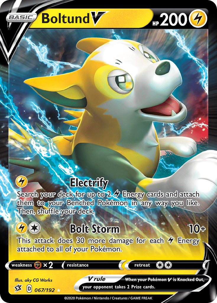 Boltund V (067/192) [Sword & Shield: Rebel Clash] Pokemon Single Pokémon  | Multizone: Comics And Games