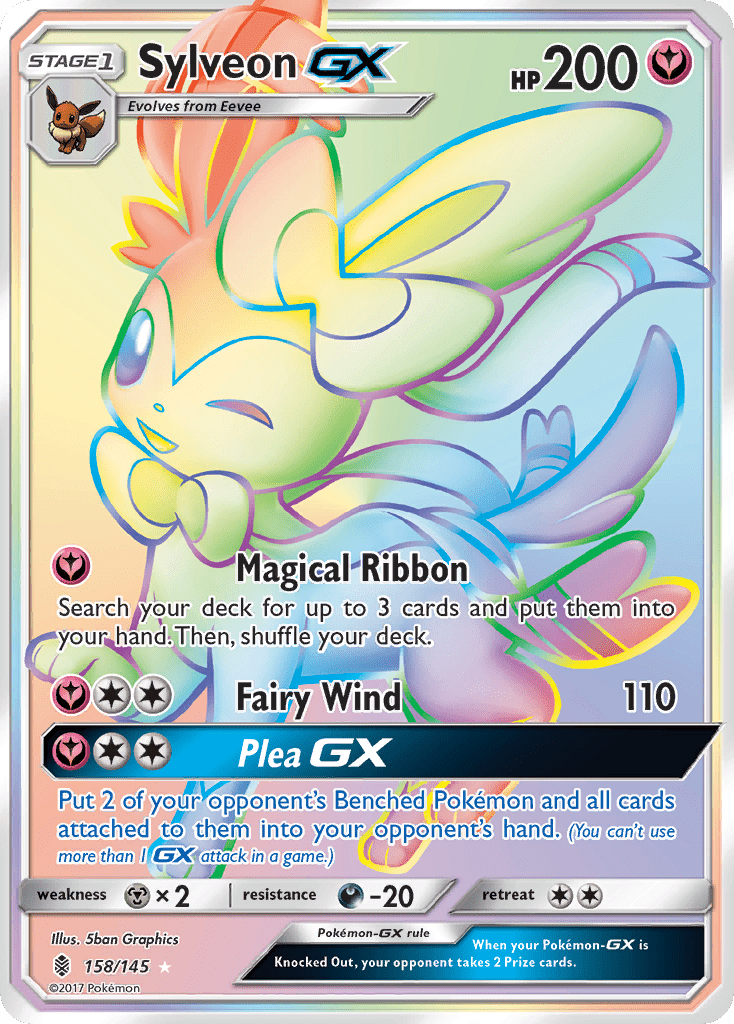 Sylveon GX (158/145) [Sun & Moon: Guardians Rising] Pokemon Single Pokémon  | Multizone: Comics And Games