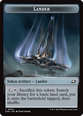 Robot // Lander (0004) Double-Sided Token [Edge of Eternities Tokens] MTG Single Magic: The Gathering  | Multizone: Comics And Games