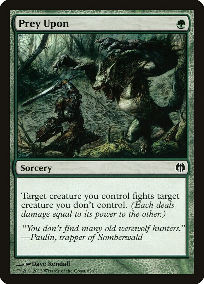 Prey Upon [Duel Decks: Heroes vs. Monsters] MTG Single Magic: The Gathering  | Multizone: Comics And Games