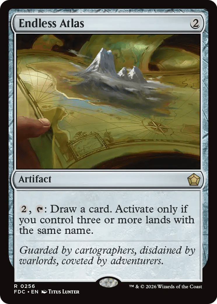 Endless Atlas [Foundations Commander] MTG Single Magic: The Gathering  | Multizone: Comics And Games