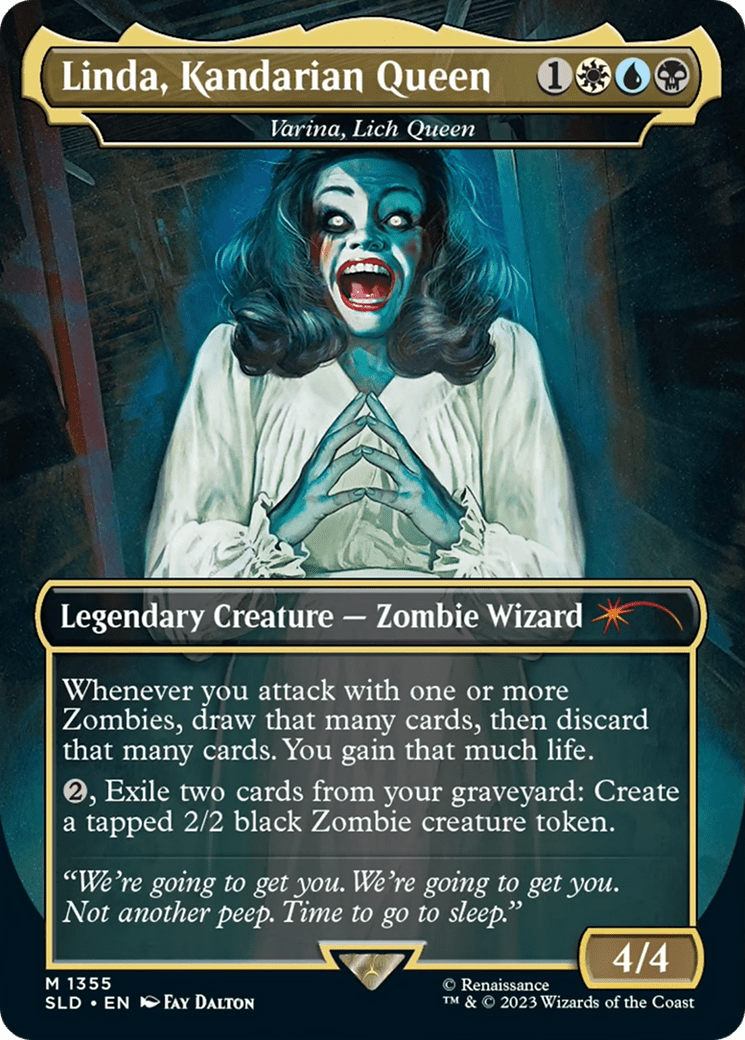 Linda, Kandarian Queen - Varina, Lich Queen [Secret Lair Drop Series] MTG Single Magic: The Gathering  | Multizone: Comics And Games