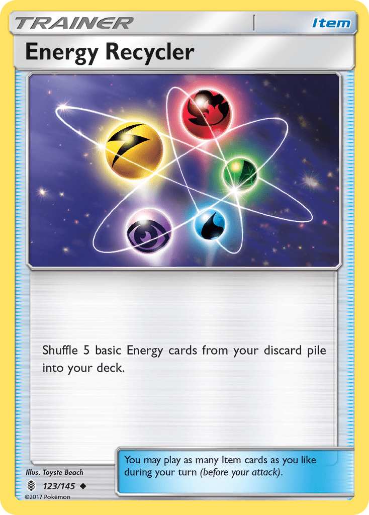 Energy Recycler (123/145) [Sun & Moon: Guardians Rising] Pokemon Single Pokémon  | Multizone: Comics And Games