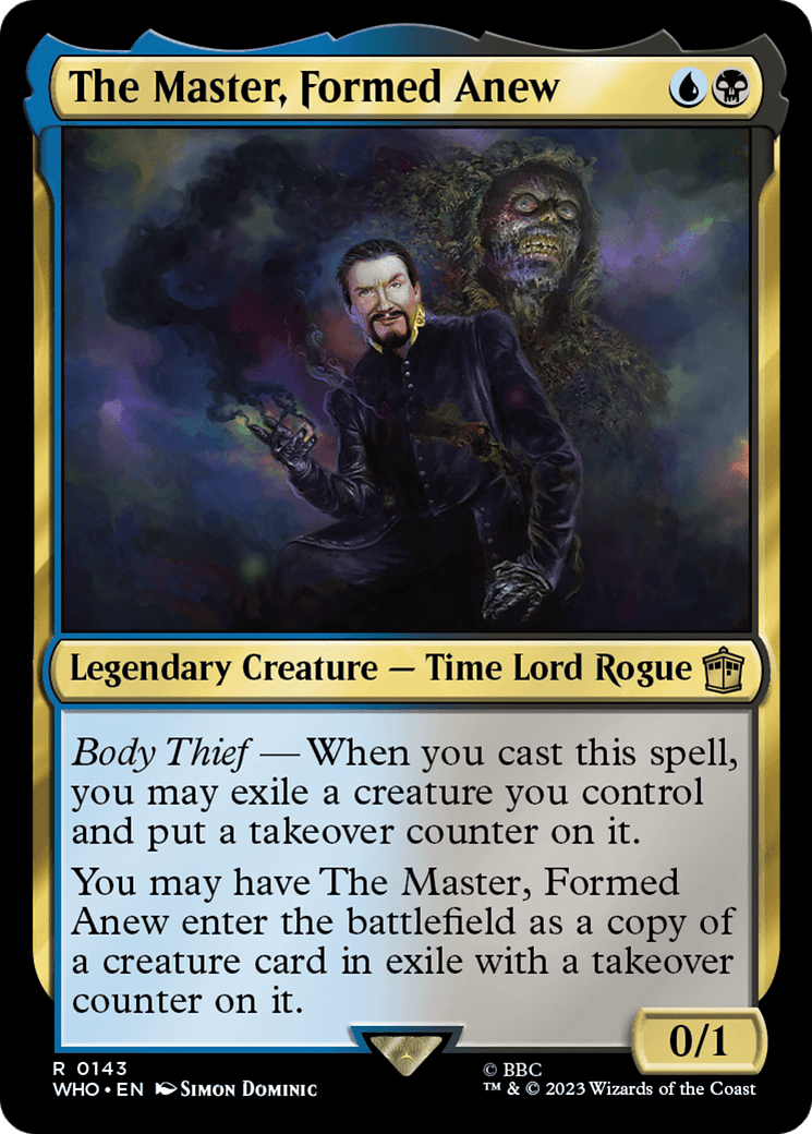 The Master, Formed Anew [Doctor Who] MTG Single Magic: The Gathering  | Multizone: Comics And Games