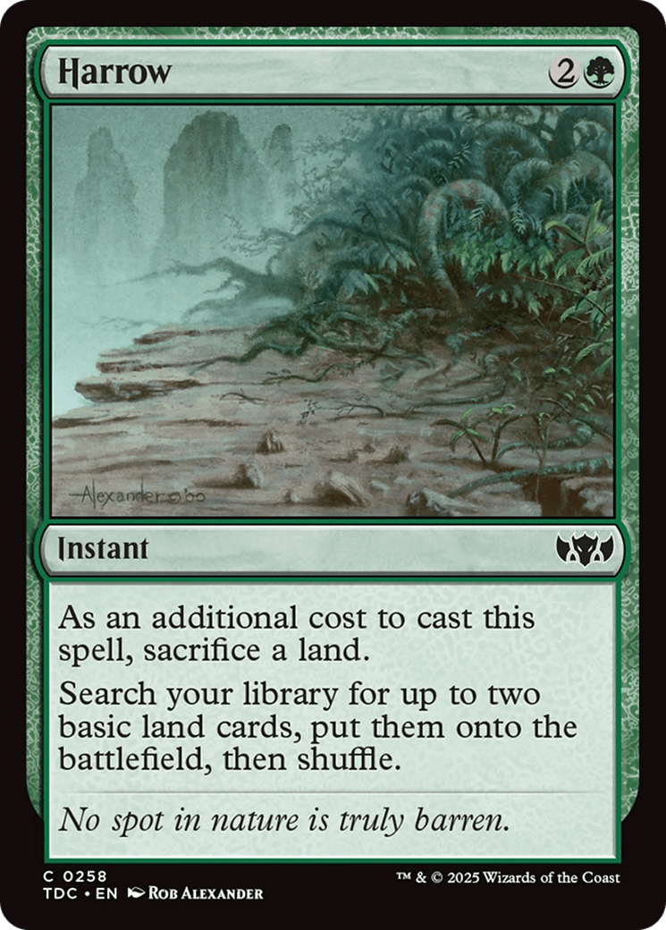 Harrow [Tarkir: Dragonstorm Commander] MTG Single Magic: The Gathering  | Multizone: Comics And Games