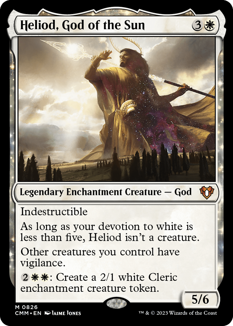 Heliod, God of the Sun [Commander Masters] MTG Single Magic: The Gathering  | Multizone: Comics And Games