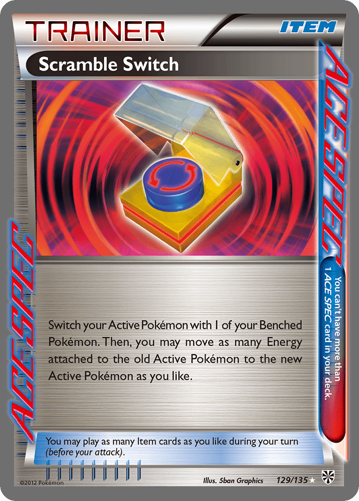 Scramble Switch (129/135) [Black & White: Plasma Storm] Pokemon Single Pokémon  | Multizone: Comics And Games