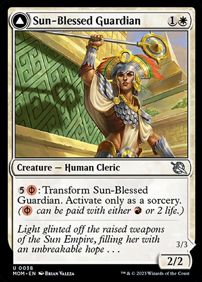 Sun-Blessed Guardian // Furnace-Blessed Conqueror [March of the Machine] MTG Single Magic: The Gathering  | Multizone: Comics And Games