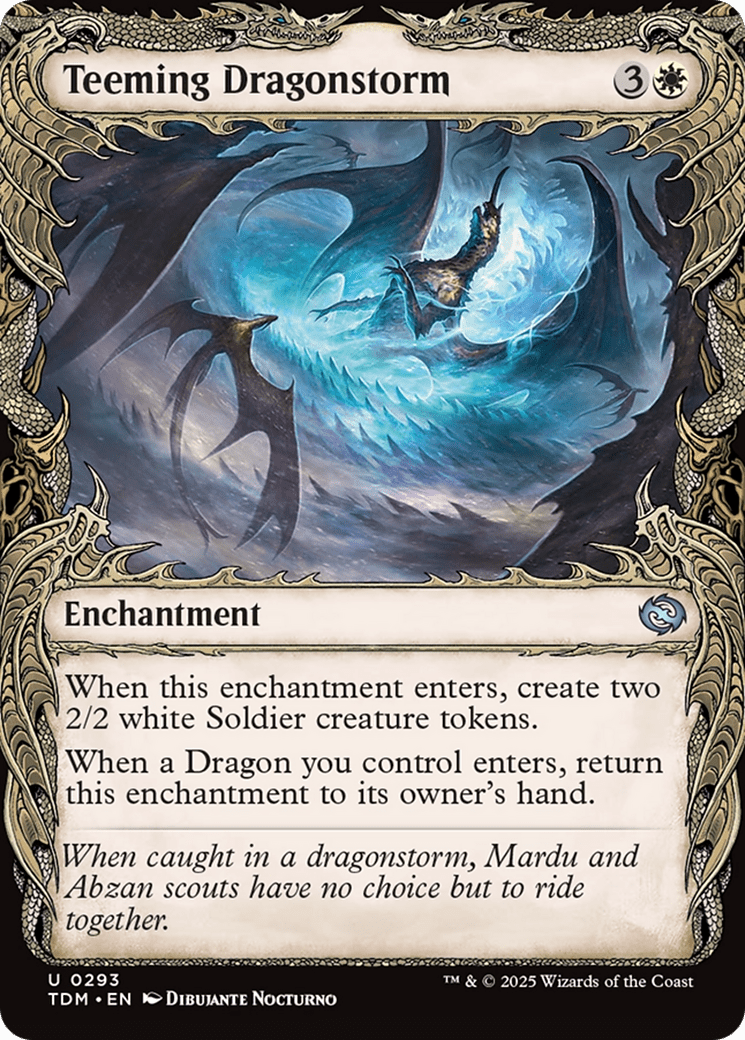 Teeming Dragonstorm (Showcase) [Tarkir: Dragonstorm] MTG Single Magic: The Gathering  | Multizone: Comics And Games