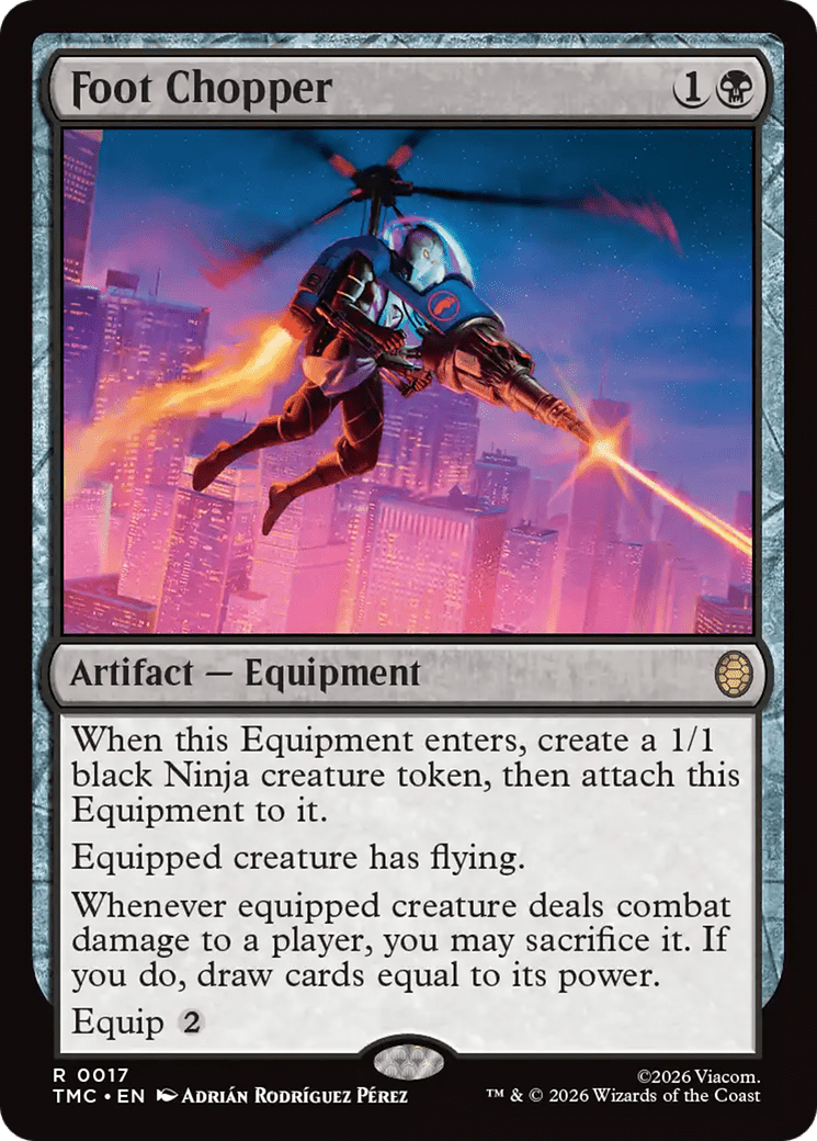 Foot Chopper [Teenage Mutant Ninja Turtles Commander] MTG Single Magic: The Gathering  | Multizone: Comics And Games
