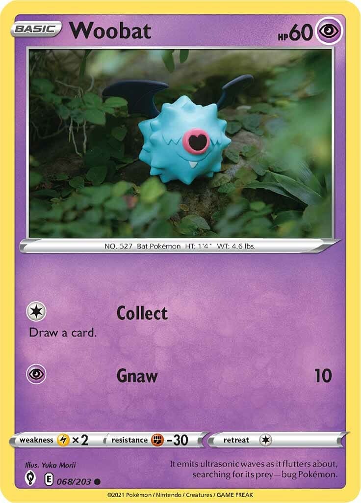 Woobat (068/203) [Sword & Shield: Evolving Skies] Pokemon Single Pokémon  | Multizone: Comics And Games